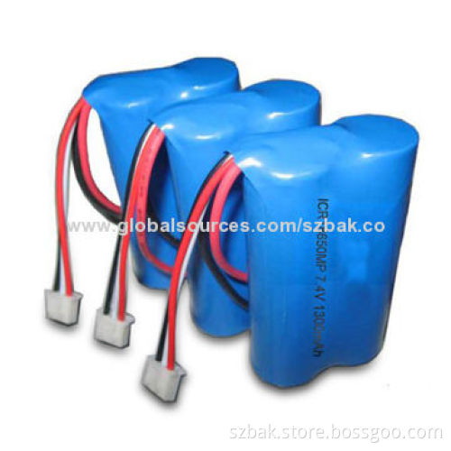Rechargeable Li-ion Battery Packs for Christmas Lights, 7.4V Voltage, 1,800mAh Capacity